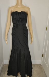 Black Strapless Dress